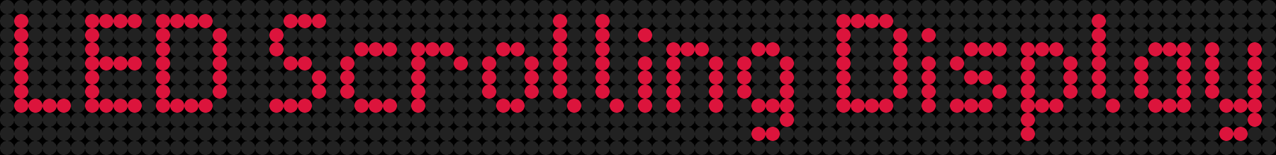 L.E.D. Scrolling Display